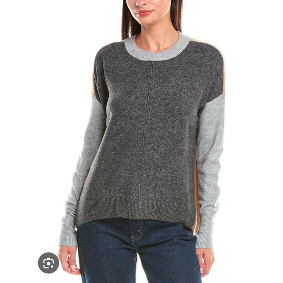 Vince Camuto Color Block Long Sleeve Sweater Medium - Picture 1 of 6